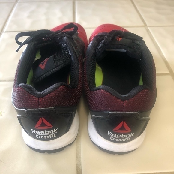 REEBOK CrossFit shoes, Black red and white, 6 1/2 - Picture 5 of 8